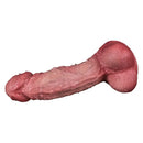 8.11in Double-layer Liquid Silicone Skin-like Soft Uncut Dildo Masturbator
