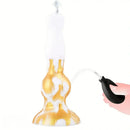 8.1in Realistic Silicone Squirting Dildo For Beginner Knot Ejaculating Dog Dildo