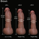 8.26in 8.66in 9.25in Real Silicone Soft Big Dildo For Women Masturbator