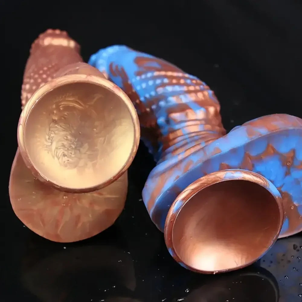 8.26in 9.25in 10.03in Huge Thick Dildo Monster Fish Silicone Anal Plug