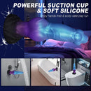 8.26in Fantasy Monster Knot Inflatable Silicone Dildo Realistic Felt Texture
