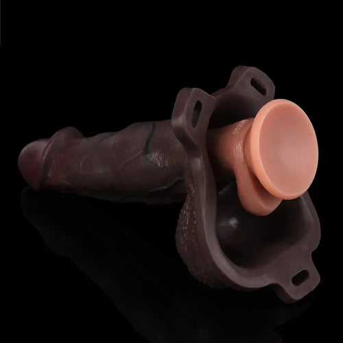 8.26in Hollow Strap on Real Dildo Anal Stimulation For Men & Women