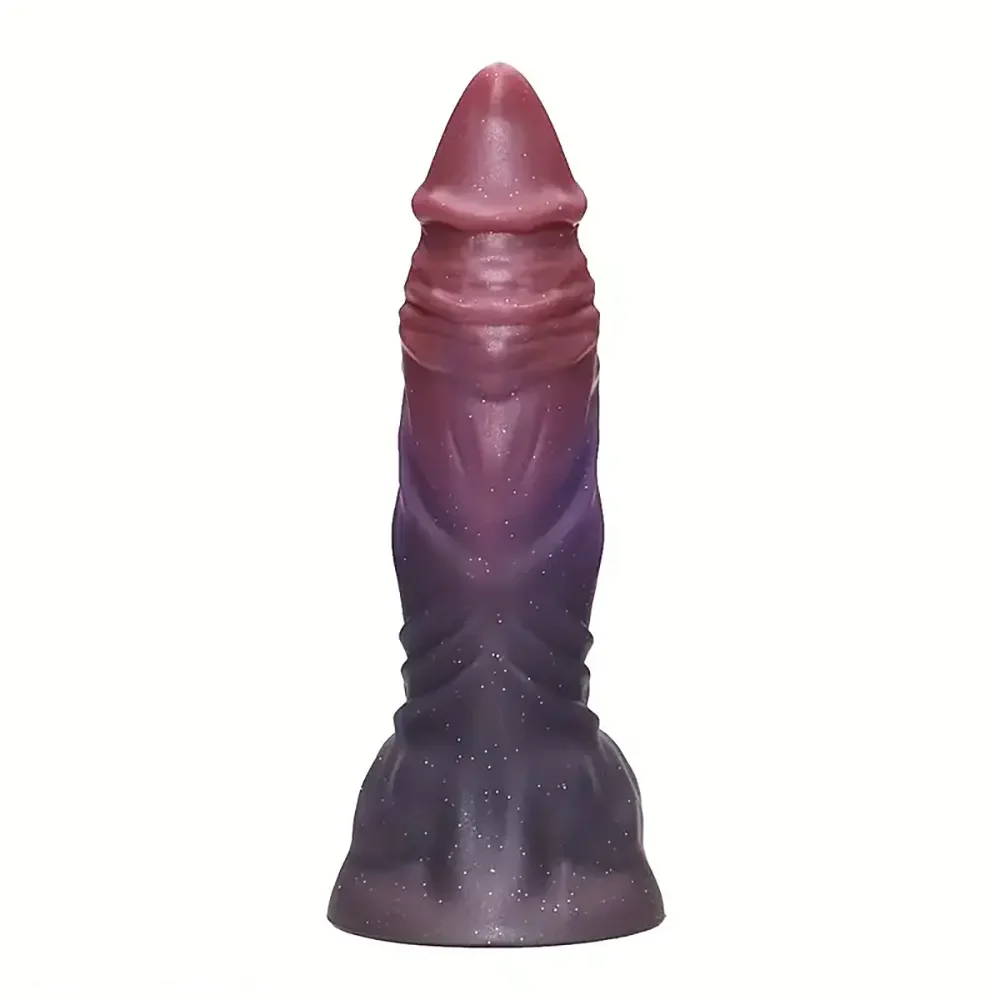 8.26in Silicone Weird Soft Realistic Penis Monster Cock Big Dildo