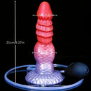 8.27in Fantasy Monster Squirting Dragon Big Silicone Soft Dildo