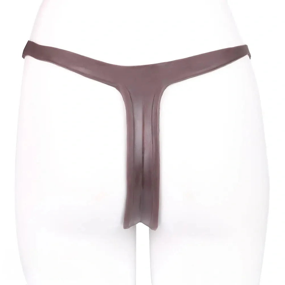8.27in Realistic Male Penis Silicone Hollow Strap on Dildo Panty For Sex