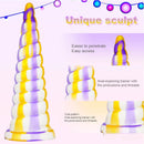 8.27in Unique Sculpt Dildo With Protrusions Threads For Anal Sex