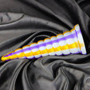 8.27in Unique Sculpt Dildo With Protrusions Threads For Anal Sex
