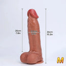 8.2in 10.2in 11.8in Soft Silicone Big Dildo For G-Spot Anal Vaginal Stimulation