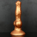 8.36in Silicone Large Thick Knotty Dog Soft Dildo For Sensual Pleasure