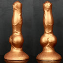 8.36in Silicone Large Thick Knotty Dog Soft Dildo For Sensual Pleasure