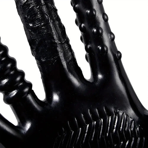 8.3in Finger Spiked Dildo Glove For Manual Massage Stimulating Sex Toy