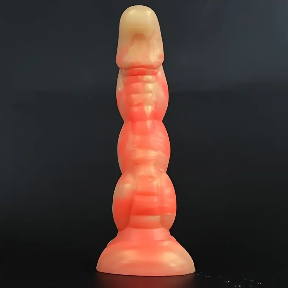 8.3in Silicone Big Soft Monster Odd Dildo For G-spot Anal Stimulation