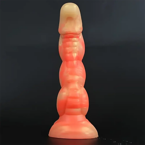 8.3in Silicone Big Soft Monster Odd Dildo For G-spot Anal Stimulation