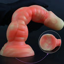 8.3in Silicone Big Soft Monster Odd Dildo For G-spot Anal Stimulation
