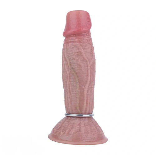 8.45in Ovipositor Platinum Silicone Dildo Soft Realistic Silicone Intimate Toy