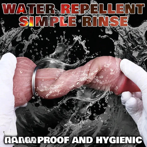 8.45in Ovipositor Platinum Silicone Dildo Soft Realistic Silicone Intimate Toy