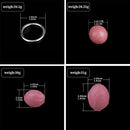 8.45in Ovipositor Platinum Silicone Dildo Soft Realistic Silicone Intimate Toy