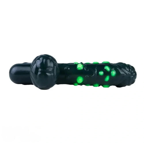8.46in Liquid Silicone Soft Fantasy Spiked Handle Dildo Private Masturbator