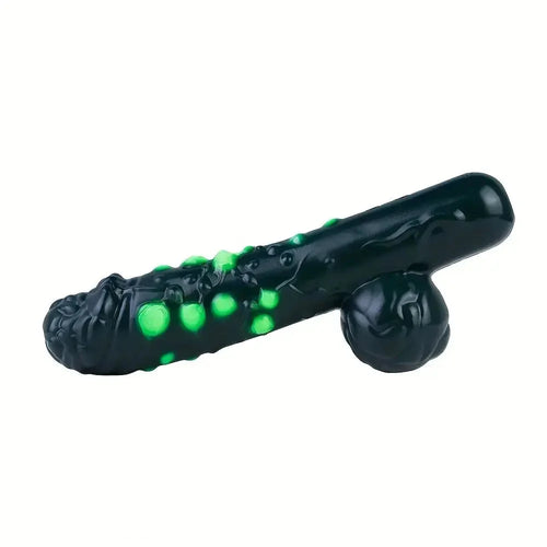 8.46in Liquid Silicone Soft Fantasy Spiked Handle Dildo Private Masturbator