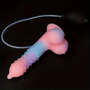 8.46in Silicone Spiked Luminous Water Spray Special-shaped Dildo