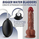 8.46in Soft Real Touch Feeling Large Squirting Dildo With Curved Shaft