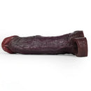 8.46in Uncut Realistic Texture Design Reusable Penis Cover Dildo Sleeve