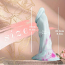 8.5in Dolphin Oversize Thickened Simulation Double Density Silicone Dildo