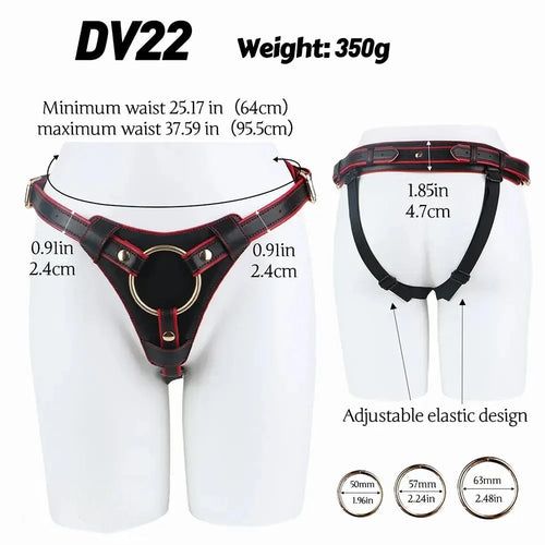 8.5in Dual Layer Silicone Strap on Ejaculating Dildo Prostate Massage Toy