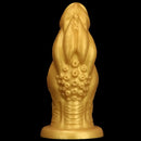 8.66in 9.06in 9.84in 11.42in 12.4in Golden Silicone Fantasy Soft Dildo