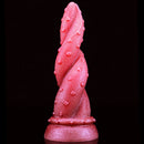 8.66in Fire Design Lifelike Dildo Soft Silicone Thick Adult Sex Toy