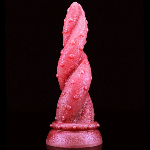 8.66in Fire Design Lifelike Dildo Soft Silicone Thick Adult Sex Toy