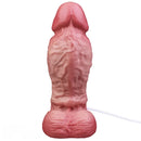 8.66in Liquid Big Lifelike Silicone Double Layer Realistic Cumming Dildo