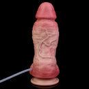 8.66in Liquid Big Lifelike Silicone Double Layer Realistic Cumming Dildo