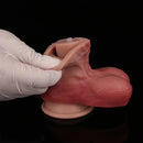 8.66in Liquid Big Lifelike Silicone Double Layer Realistic Cumming Dildo