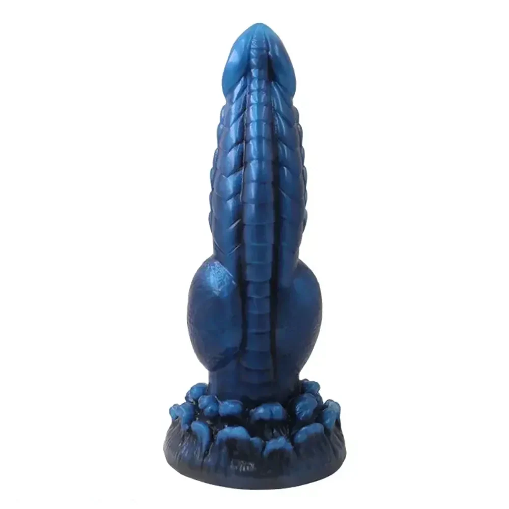 8.66in Monster Big Knot Wolf Dildo Silicone Soft Vagina Massager
