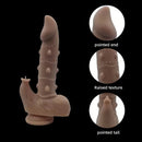8.66in Pointed Tail Realistic Spiked Fantasy Anal Big Dildo With Sharp End