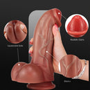 8.66in Realistic Feeling Flesh Thick Dildo For Women Masturbation
