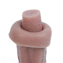 8.66in Strap on Ejaculating Realistic Silicone Soft Dildo Suitable Large Adult
