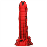 8.66in Unique Design Big Silicone Soft Snake Animal Dildo For Women