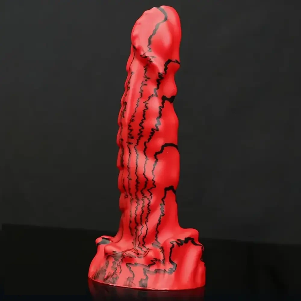 8.66in Unique Design Big Silicone Soft Snake Animal Dildo For Women