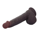 8.67in Real Skin Silicone Soft Big Dildo For Handsfree Pleasure Couple Cock