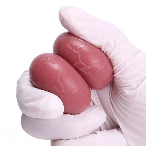 8.74in Silicone Odd Soft Big Egg Laying Dildo For Anal Sex Love Toy