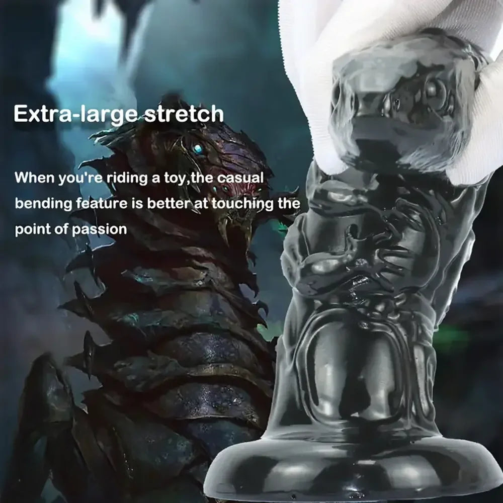 8.7in Alien Simulation Mediohead Alternative Female Punishment Dildo
