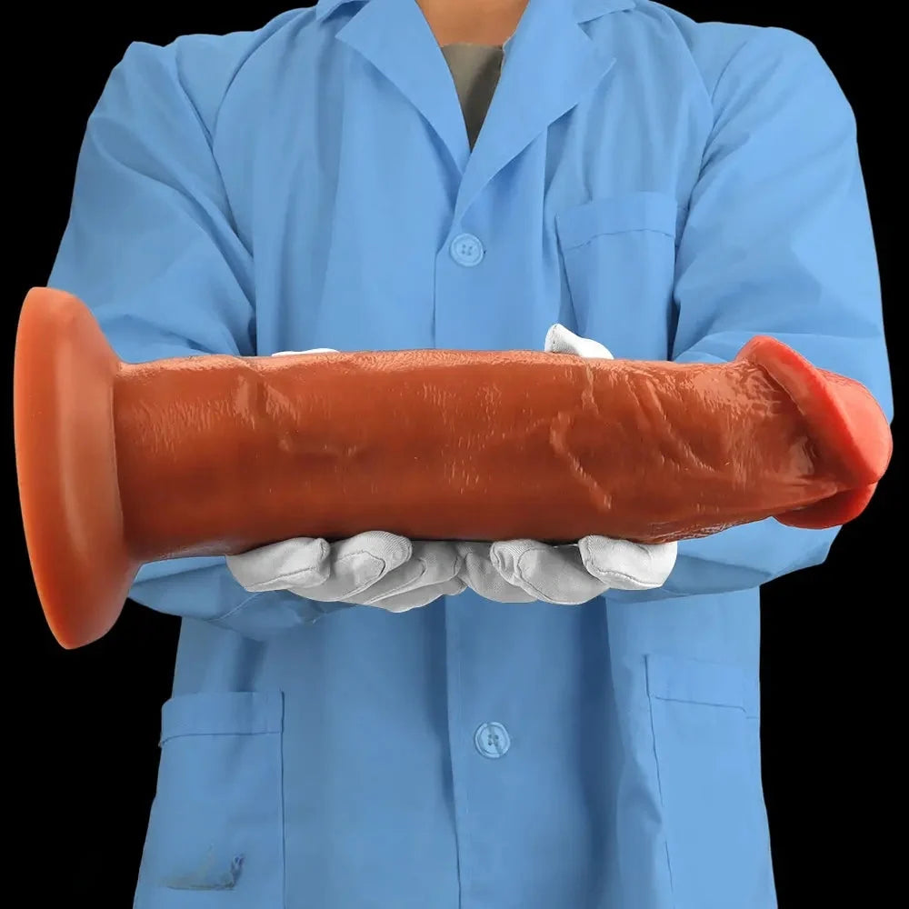 8.85in 11.02in 12.59in Eggless Extra Large Silicone Soft Big Dildo For Sex