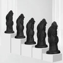 8.85in 9.64in 10.23in 11.41in 12.59in Odd-shaped Large Silicone Penis Dildo