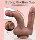 8.85in 9.84in Dual-Headed Soft Double-Layered Silicone Vaginal Anal Toy