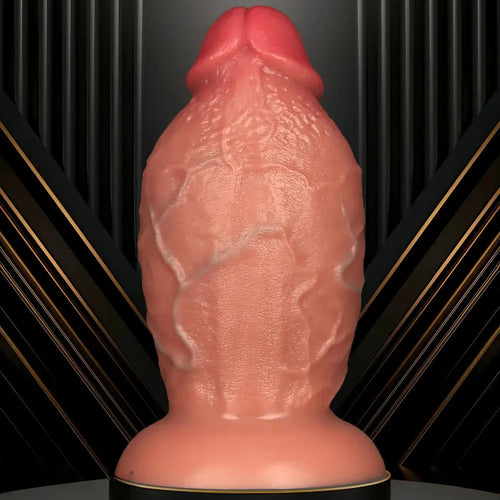 8.85in Liquid Silicone Dual Hardness Super Large Thick Penis Flexible Dildo