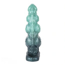 8.85in Platinum Silicone Fantasy Penis Sleeve Dildo For Thickening Cock Toy