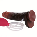 8.85in Realistic Squirting Large Soft Dildo With Blood Vessels