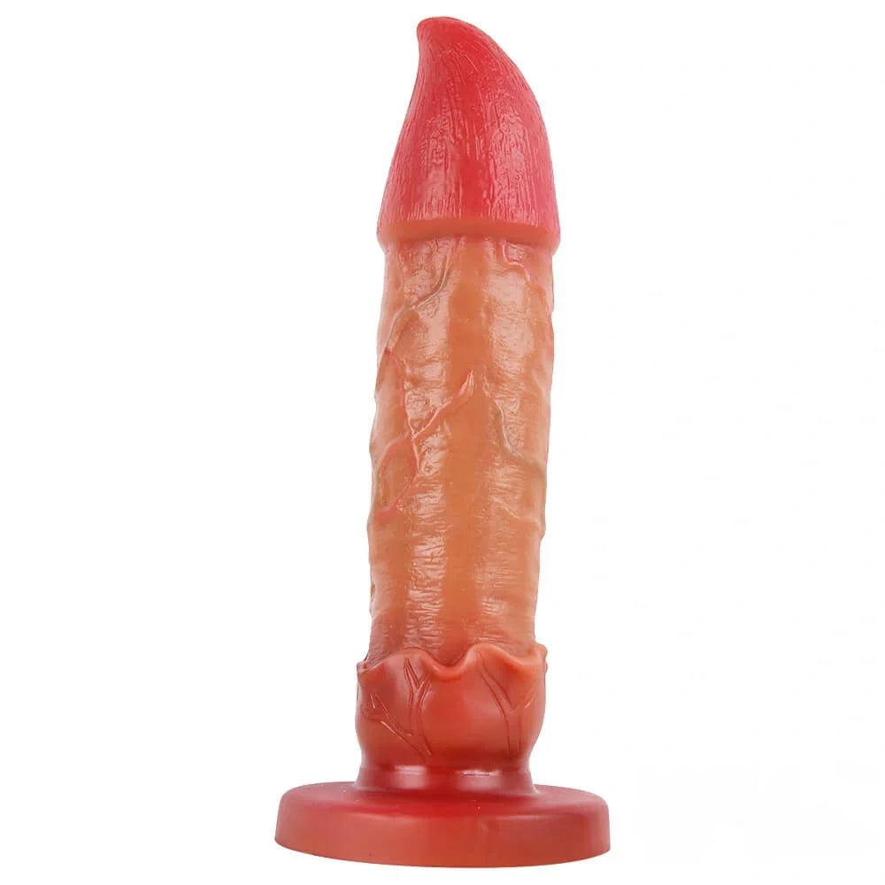 8.86in Brush Design Dildo No Eggs Sex Toy For Couples